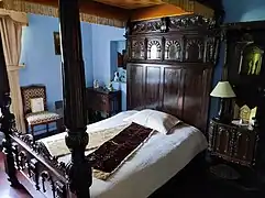 Vista de habitación de Ella Dunbar Temple.