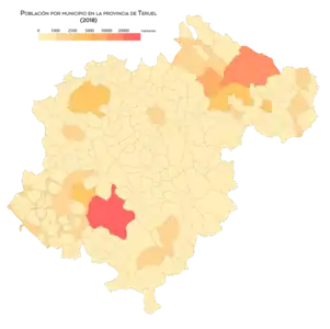 Población por municipio (2018)