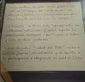 Texto que contextualiza la elaboración de algunas obras y la relación de los niños durante el proceso