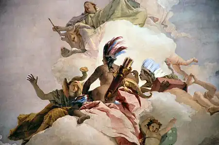 Fresco obra de Giovanni Battista Tiepolo