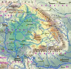 11.º Tisza (1358&nbsp;km)