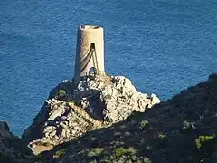 Vista desde el oeste.