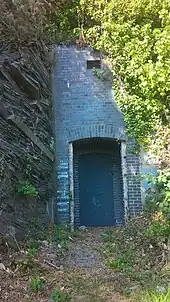 Entrada al túnel, Biblioteca Nacional de Gales