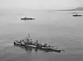 USS&nbsp;William D. Porter&nbsp;(DD-579) en la bahía Masacre el 9 de junio de 1944.