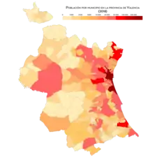 Población por municipio (2018)
