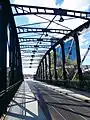 Vista en el interior del puente, año 2023.