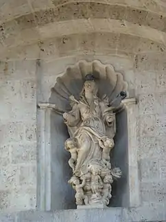 Virgen de la Asunción obra de Pedro Baamonde (siglo&nbsp;XVIII)