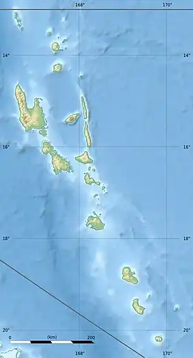Islas Shepherd ubicada en Vanuatu