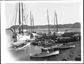1905 Botes Pesqueros en la Bahía.