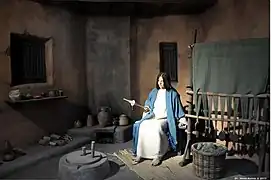Escena: La anunciación del ángel Gabriel a la Virgen María