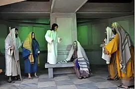 Escena 9: Jesús entre los doctores en el Templo de Jerusalén