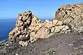 Vista del Roque Teneguía.
