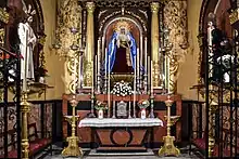Vista de la Capilla de la Hermandad de la Victoria