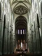 Nave central y cabecera