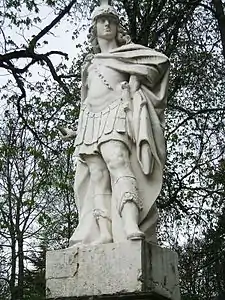 Reyes godos, siglo&nbsp;XVIII, parque de La Florida