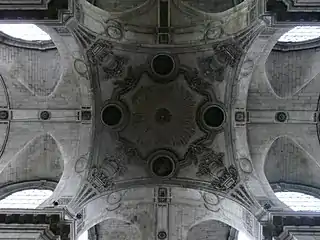 Bóveda sobre el coro.