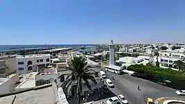 vista aérea de Mahdía.
