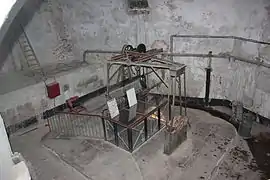 Pozo del bastión Saint-André.Diámetro: 5,85 m, Profundidad: 62 m.