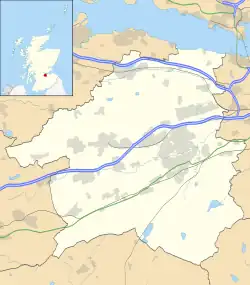 Broxburn ubicada en West Lothian