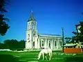 Iglesia de la hacienda Xcunyá.