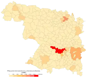 Población por municipio (2018)