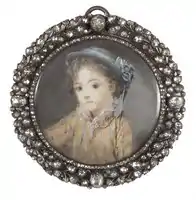 Suecia: retrato de Goss, miniatura.