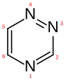 1,3,4-Triazina (incorrecto)