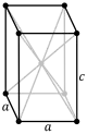 Tetragonal, centrado en el cuerpo