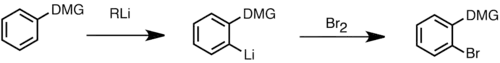 Directed ortho metalation