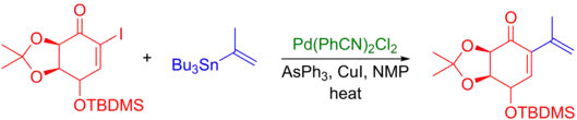 Adición a una alfa, beta unsaturated alkene