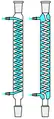 Las dos configuraciones del condensador Graham.