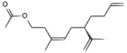 (3Z,6R)-3-methyl-6-(prop-1-en-2-yl)deca-3,9-dien-1-yl acetate