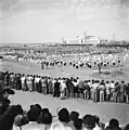 El Estadio Maccabiah en 1946.