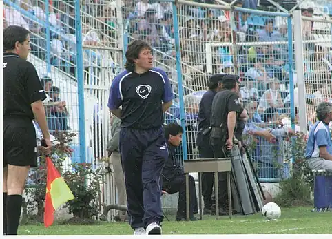 Dirigiendo al primer equipo de Club Atlético Tucumán