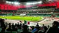 El partido de futbol entre Azerbaiyán e Italia, el 10 de octubre de 2015