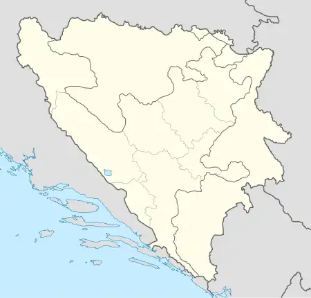 Liga Premier de Bosnia y Herzegovina 2013-14 está ubicado en Bosnia y Herzegovina