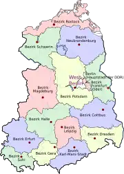The East German Bezirke