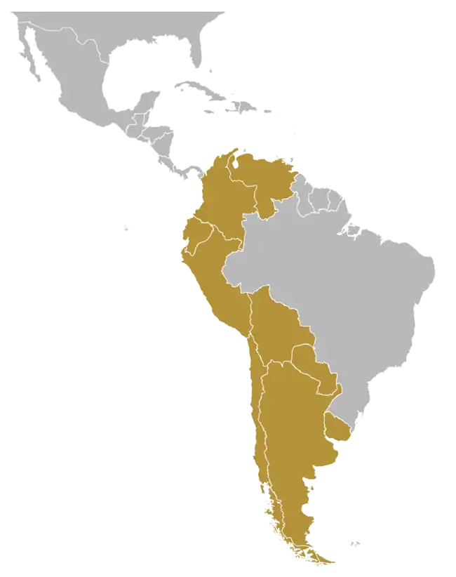 Copa Libertadores 1969 está ubicado en América del Sur