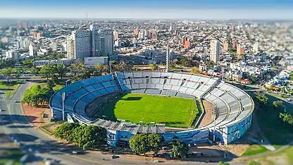 El estadio Centenario (Montevideo), sede de la final.