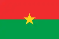 Bandera de Burkina Faso