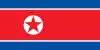 Bandera de Corea del Norte