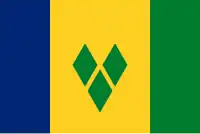 Bandera de San Vicente y las Granadinas