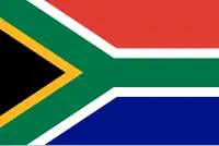 Bandera de Sudáfrica