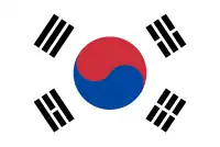 Bandera de Corea del Sur