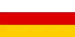 Bandera de Osetia del Sur