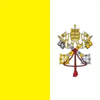 Bandera de Ciudad del Vaticano