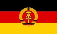 Bandera de Alemania Oriental