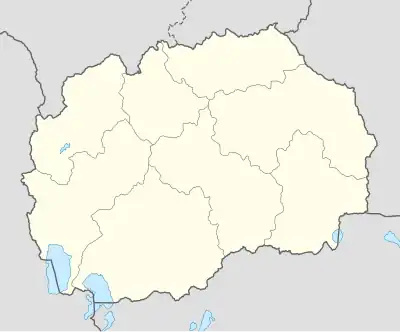 Primera División de Macedonia 2017-18 está ubicado en Macedonia del Norte