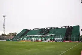 Cabecera norte, del Estadio Ing. Hilario Sánchez.