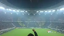 Los tifosi del Steaua en 2012.